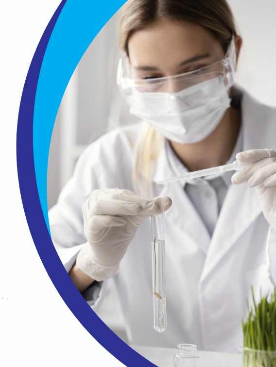 Agronomische Analyse im Labor